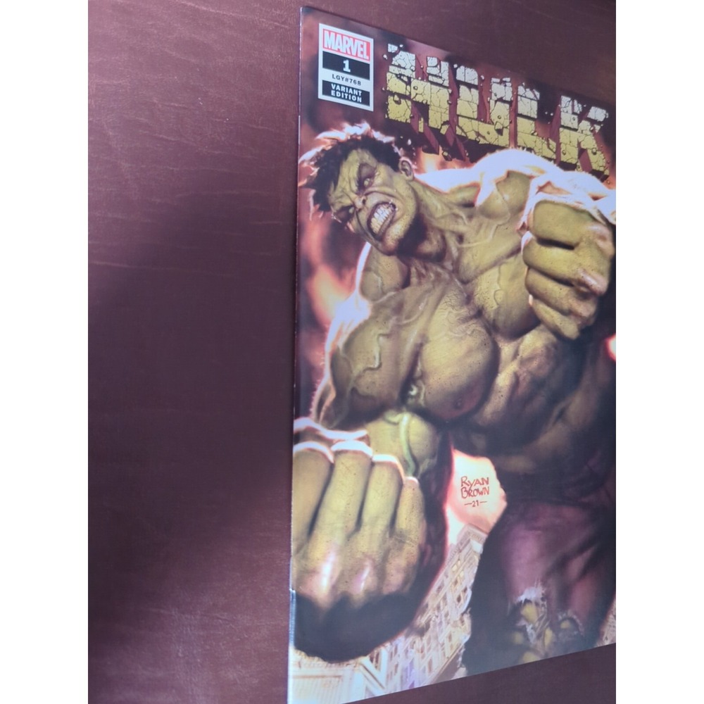 Hulk #1 Ryan Brown Variant LGY #768 (2021)‎ Marvel NM Range Bagged & Boarded - Picture 3 of 11